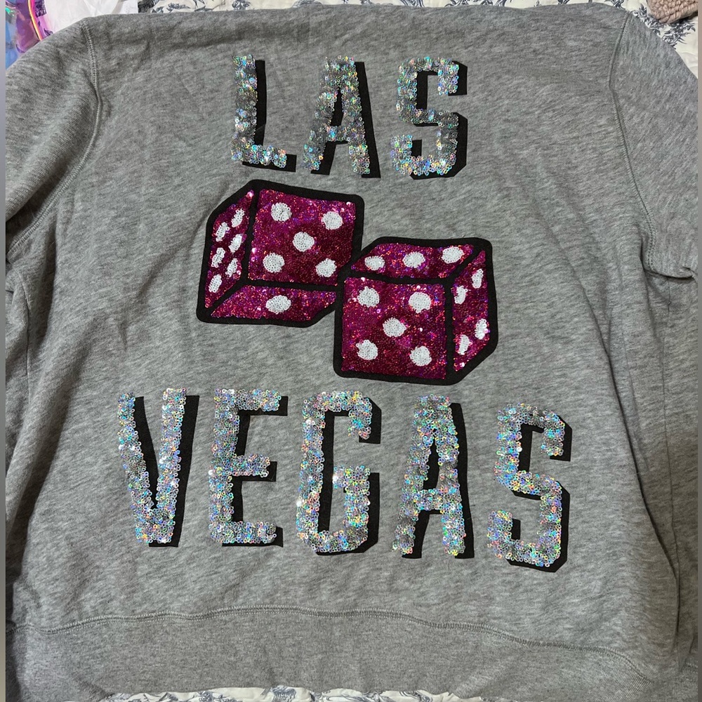Victoria Secret Pink Las Vegas Glitter Jacket. “Vintage”